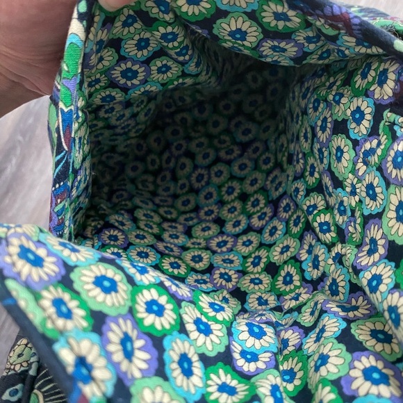 Vera Bradley‎ Blue Rhapsody Paisley Floral Quilted Cotton Backpack Travel Bag main image 7